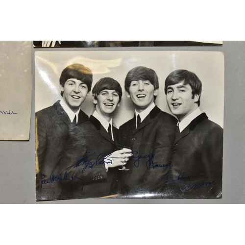 459 - POP MUSIC PHOTOGRAPHS, three photographs, The Beatles, Gerry and the Pacemakers and Billy J Kramer, ... 