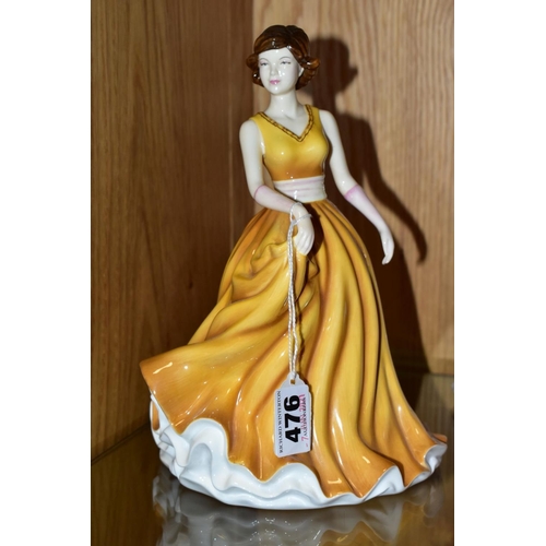 476 - FIVE ROYAL DOULTON FIGURES, Karen HN5021, Alexandra HN3292, Katrina HN4467, Kirsty HN4783, and Fair ... 