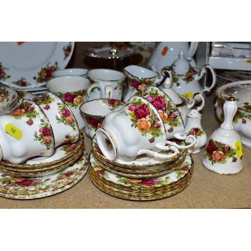 500 - ROYAL ALBERT OLD COUNTRY ROSES PART DINNER SERVICE, comprising twelve dinner plates (six are seconds... 