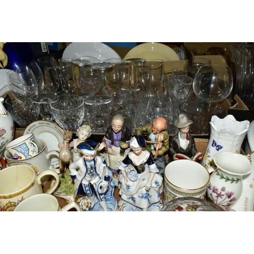 504 - CERAMICS AND GLASS ETC, to include Wedgwood Kutani Crane Baluster vase, Royal Worcester Pope John Pa... 