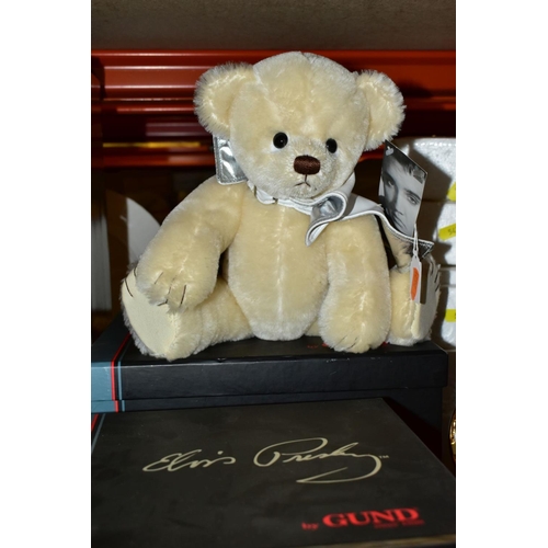 542 - TWO BOXED LIMITED EDITION GUND ELVIS PRESLEY TEDDY BEARS, 'Viva Las Vegas' No 45901, 240/400, height... 