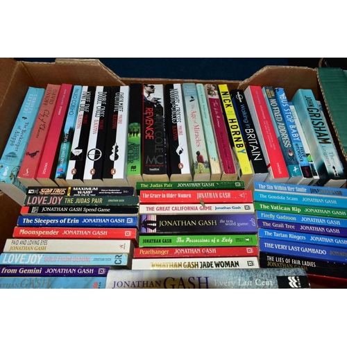 548 - BOOKS AND COMICS, a collection of over one hundred and twenty five titles in four boxes consisting o... 