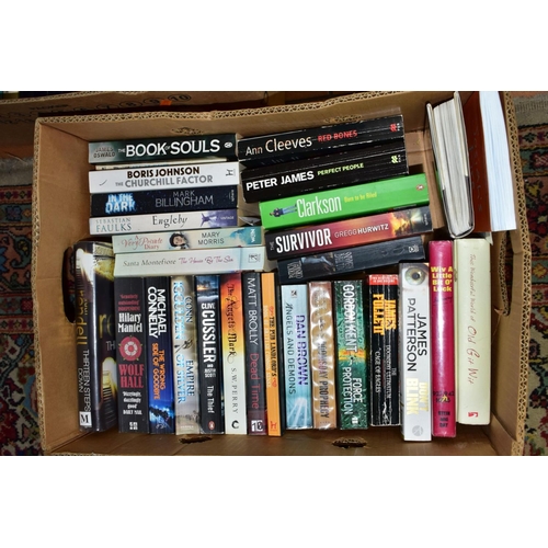 605 - BOOKS, a collection of 200 titles in seven boxes comprising a mixture of hardback and paperback edit... 