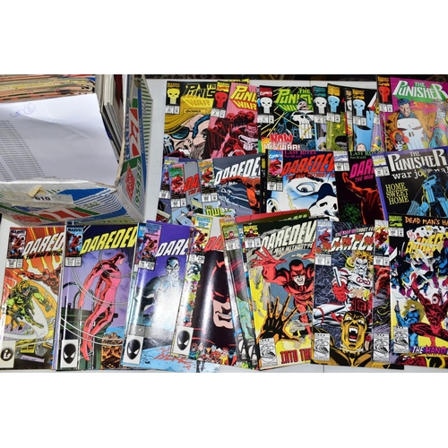 610 - A BOX OF PUNISHER AND DARE DEVIL COMICS - Daredevil 1986 - 1998, Punisher circa 1991-1992 (full list... 