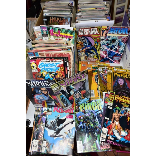 621 - FOUR BOXES OF ASSORTED COMICS, to include approximately 480 Vertigo titles, Sandman, The Dreaming Pr... 