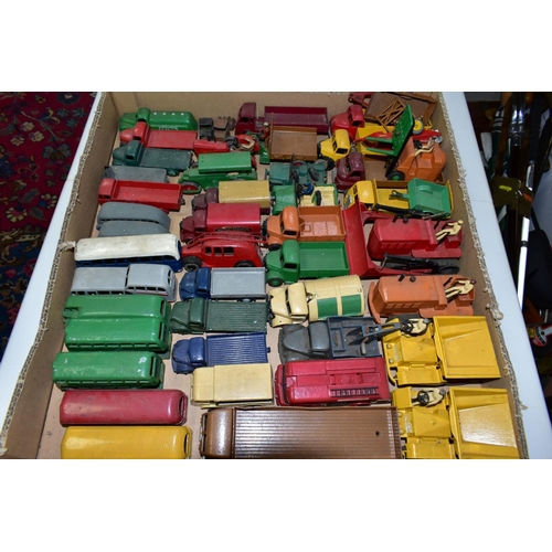 647 - A QUANTITY OF UNBOXED AND ASSORTED PLAYWORN DIECAST VEHICLES, Dinky, Corgi, Matchbox, Crescent and L... 