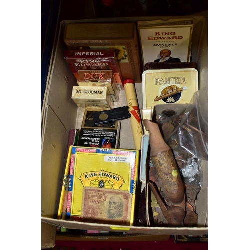 663 - MIXED EPHEMERA, Four boxes containing many cigarette/trade cards in albums and loose, two albums of ... 