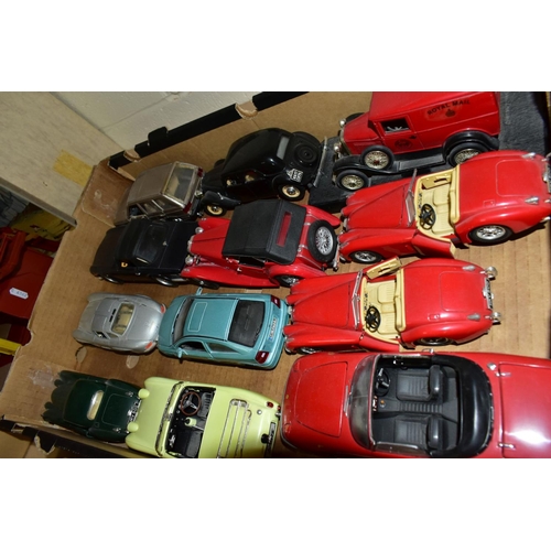 673 - A COLLECTION OF UNBOXED AND ASSORTED MODERN DIECAST VEHICLES, mixture of mainly 1/16, 1/18 and 1/24 ... 