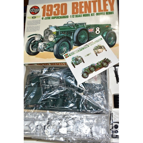 677 - A BOXED UNBUILT AIRFIX 1930 BENTLEY 4.5 LITRE SUPERCHARGED RACING CAR PLASTIC MODEL KIT, Series 20, ... 