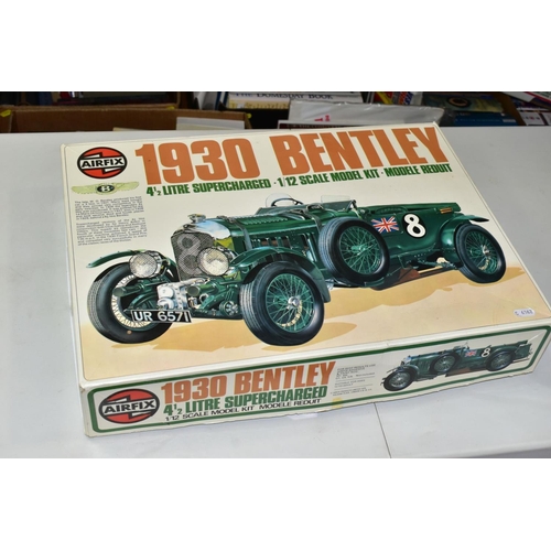 677 - A BOXED UNBUILT AIRFIX 1930 BENTLEY 4.5 LITRE SUPERCHARGED RACING CAR PLASTIC MODEL KIT, Series 20, ... 