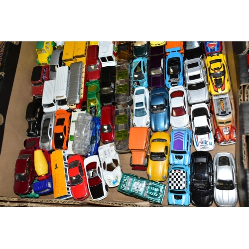 678 - A QUANTITY OF UNBOXED AND ASSORTED DIECAST VEHICLES, mainly modern items but does include Timpo Toys... 