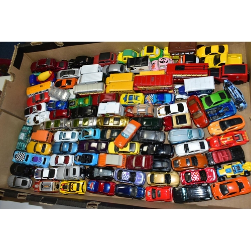 678 - A QUANTITY OF UNBOXED AND ASSORTED DIECAST VEHICLES, mainly modern items but does include Timpo Toys... 