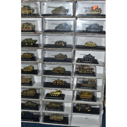 686 - A QUANTITY OF BOXED MAINLY AMER DIECAST GERMAN MILITARY VEHICLES, majority approximately 1/72 scale,... 