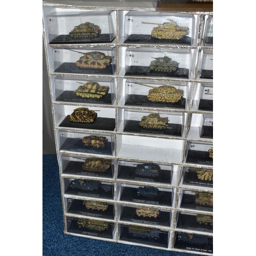 686 - A QUANTITY OF BOXED MAINLY AMER DIECAST GERMAN MILITARY VEHICLES, majority approximately 1/72 scale,... 