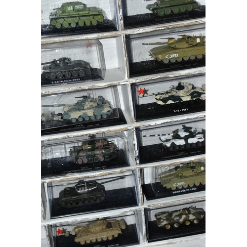 687 - A QUANTITY OF BOXED MAINLY AMER DIECAST ASSORTED MILITARY VEHICLES, majority approximately 1/72 scal... 