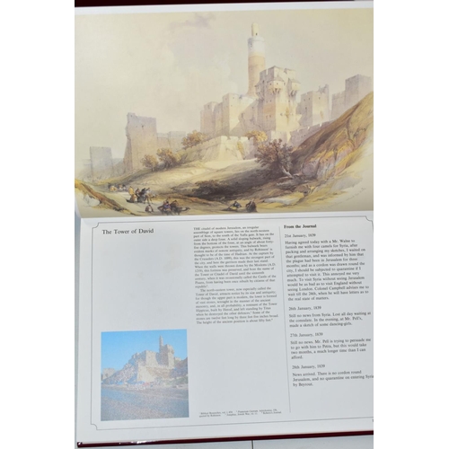 710 - DAVID ROBERTS R.A. THE HOLY LAND, published by Terra Sancta Arts Ltd, Israel, slight damage to front... 