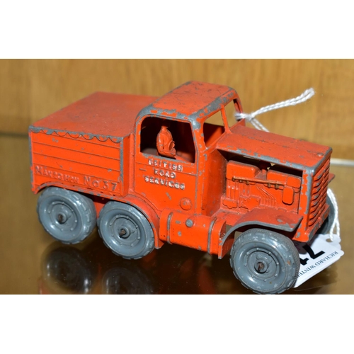 718 - AN UNBOXED MOKO LESNEY PRIME MOVER, playworn condition, missing both engine covers, no trailer or bu... 