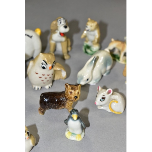 799 - A SMALL GROUP OF WADE WHIMSIES etc, to include Nursery Favourite 'Wee Willie Winkie', Walt Disney ch... 