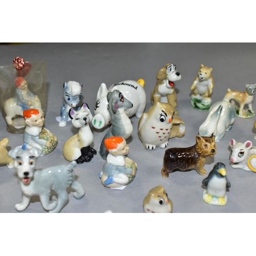 799 - A SMALL GROUP OF WADE WHIMSIES etc, to include Nursery Favourite 'Wee Willie Winkie', Walt Disney ch... 