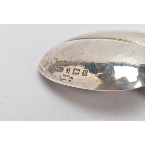 65A - TWO SILVER REPLICA SPOONS, comprising an Edwardian silver anointing spoon, by Elkington Co. Ltd, Bir... 