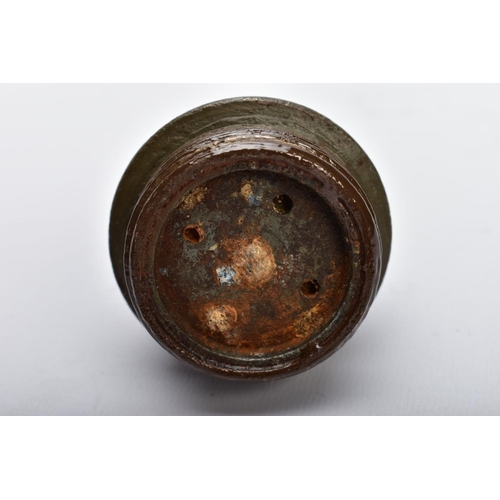 102 - A LARGE ARTILLERY SHELL COMPLETE WITH FUSE, etc, inert, whole shell length is approximately 70cm and... 