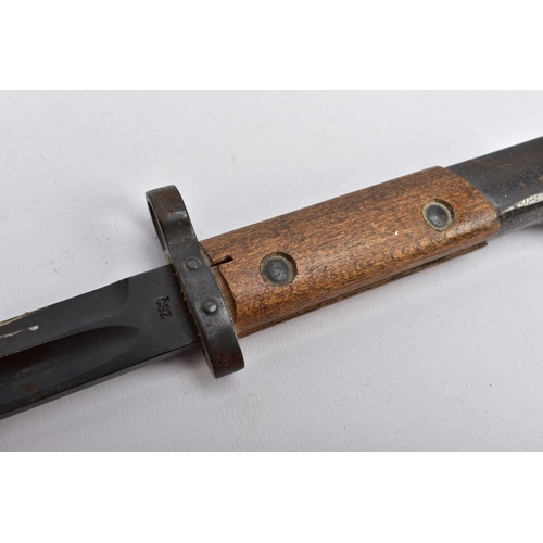 107 - A CSZ CZECH RIFLE BAYONET late WWII/Post WWII made by occupied Czechoslovakia for the K98 German Mau... 