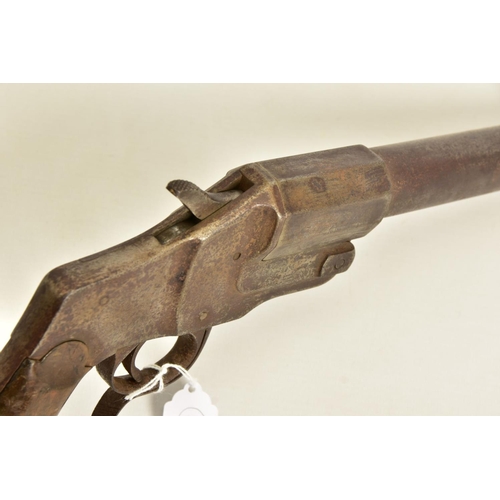 116 - A 27MM HEBEL GERMAN WWI FLARE/SIGNAL PISTOL, in correct working order, the metal work has lost all i... 