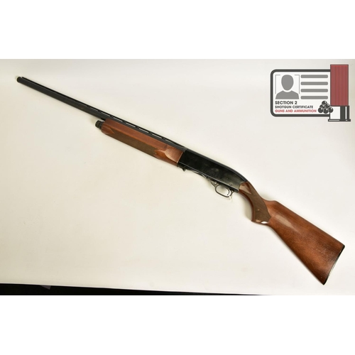 123 - A 12  BORE 2¾'' CHAMBERED WINCHESTER RANGER MODEL 140 SINGLE BARREL SEMI AUTOMATIC, fitted with a re... 