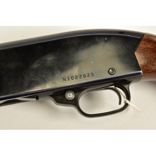 123 - A 12  BORE 2¾'' CHAMBERED WINCHESTER RANGER MODEL 140 SINGLE BARREL SEMI AUTOMATIC, fitted with a re... 