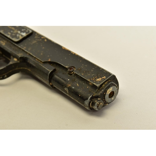 124 - A BB DIANA G10 REPEATER AIR PISTOL, in working order with a loss of a considerable amount of its jap... 