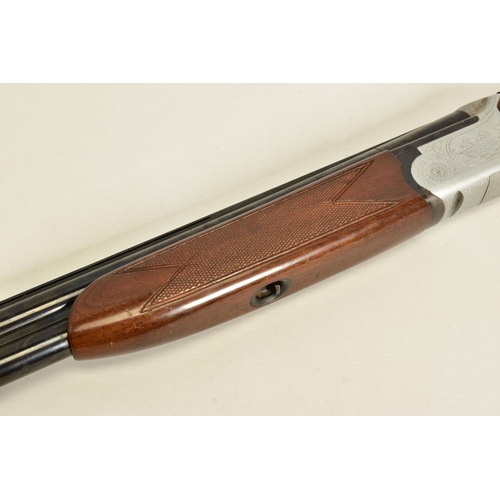 125 - A 12 BORE 70MM (2¾) CHAMBERED OVER THE UNDER NON EJECTOR SHOTGUN BY FABARM OF ITALY, bearing serial ... 