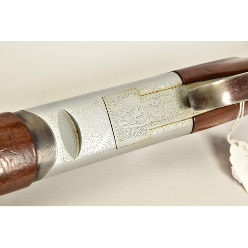 125 - A 12 BORE 70MM (2¾) CHAMBERED OVER THE UNDER NON EJECTOR SHOTGUN BY FABARM OF ITALY, bearing serial ... 