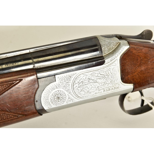 125 - A 12 BORE 70MM (2¾) CHAMBERED OVER THE UNDER NON EJECTOR SHOTGUN BY FABARM OF ITALY, bearing serial ... 