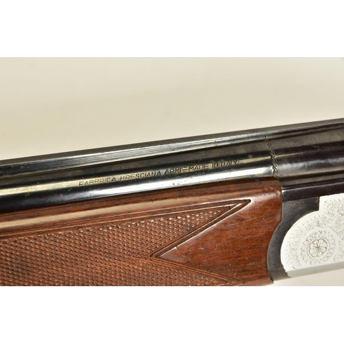 125 - A 12 BORE 70MM (2¾) CHAMBERED OVER THE UNDER NON EJECTOR SHOTGUN BY FABARM OF ITALY, bearing serial ... 