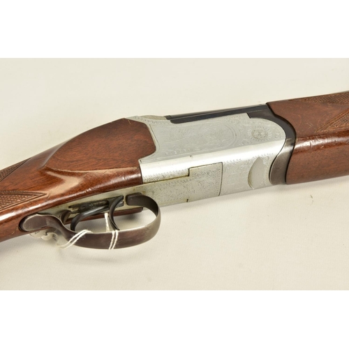 125 - A 12 BORE 70MM (2¾) CHAMBERED OVER THE UNDER NON EJECTOR SHOTGUN BY FABARM OF ITALY, bearing serial ... 