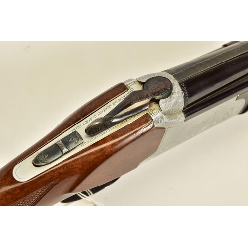 125 - A 12 BORE 70MM (2¾) CHAMBERED OVER THE UNDER NON EJECTOR SHOTGUN BY FABARM OF ITALY, bearing serial ... 