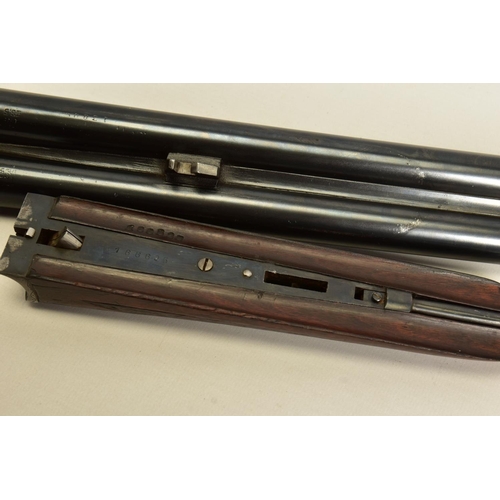 126 - A 12 BORE SIDE BY SIDE DOUBLE BARREL DOUBLE TRIGGER AYA No 4 boxlock ejector shotgun chambered for 7... 