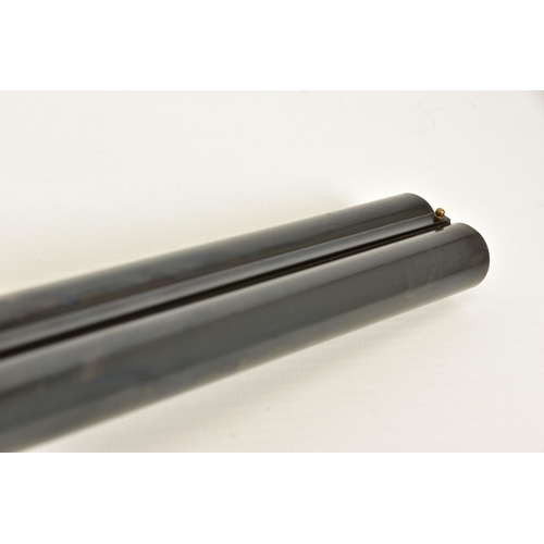 126 - A 12 BORE SIDE BY SIDE DOUBLE BARREL DOUBLE TRIGGER AYA No 4 boxlock ejector shotgun chambered for 7... 