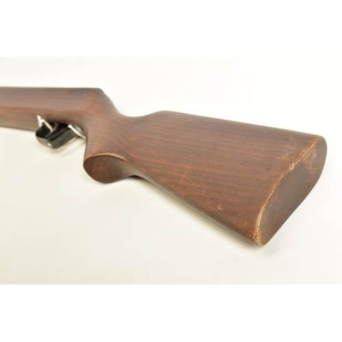 131 - A .22'' BREAK ACTION SPRING AIR RIFLE, serial number 05 88 g in working order marked 'Made in Hungar... 