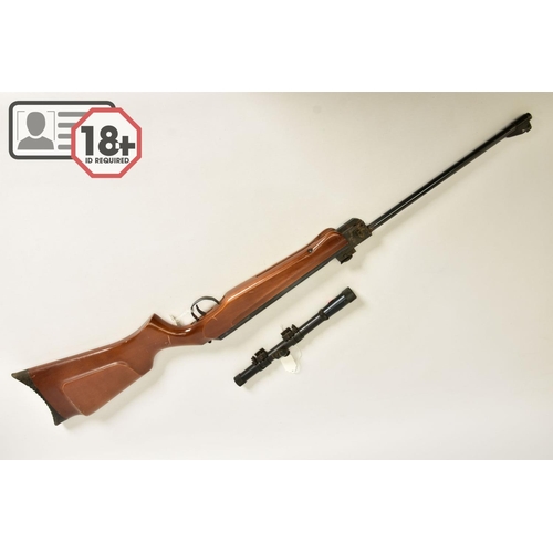 133 - A .22'' WEBLEY & SCOTT HAWK MK 1 AIR RIFLE bearing serial number 6511, it comes with Webley 4 x 15 t... 