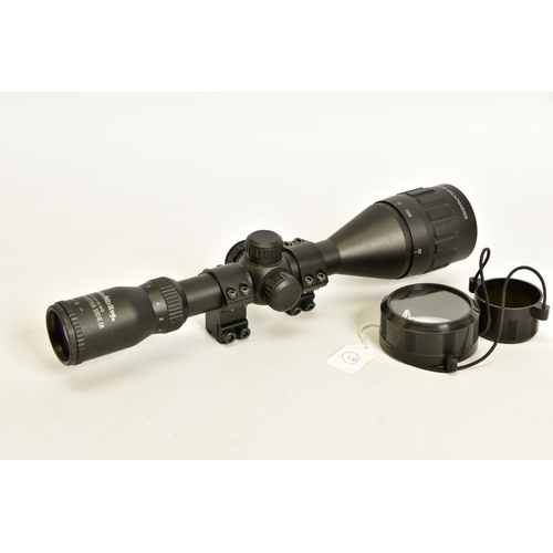 135 - A NIKO STIRLING 3.9 X 50 RIFLE SCOPE and mounts, it appears to be in unused condition