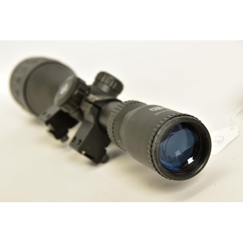 135 - A NIKO STIRLING 3.9 X 50 RIFLE SCOPE and mounts, it appears to be in unused condition