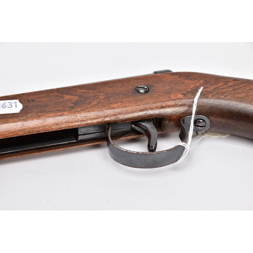 141 - A SMOOTH BORE .177'' DIANA MODEL 16 AIR GUN marked Made in Great Britain which later changed to Brit... 