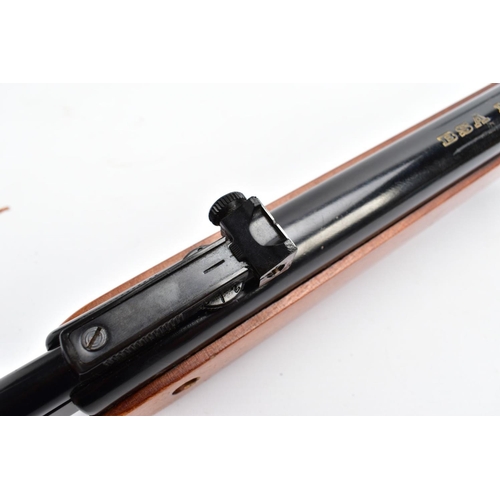 143 - A .22'' B.S.A. METEOR AIR RIFLE serial number TH66665, some areas of varnish loss to stock and gener... 