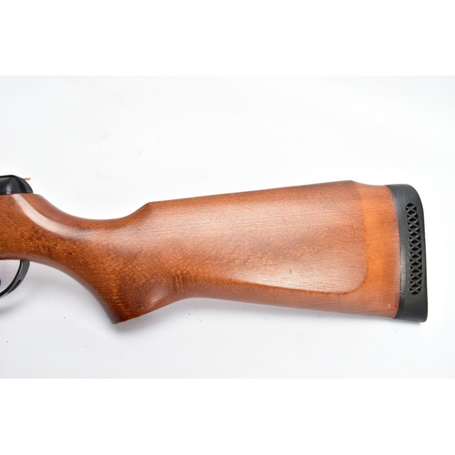 143 - A .22'' B.S.A. METEOR AIR RIFLE serial number TH66665, some areas of varnish loss to stock and gener... 