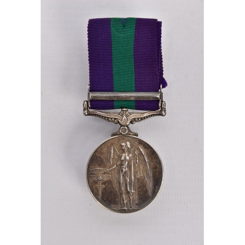 75 - A 1918/1962 GENERAL SERVICE MEDAL, BAR CYPRUS, named to 23469319 Gnr B E Oseland RA (Royal Artillery... 