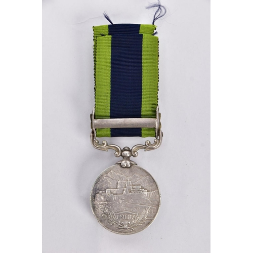 81 - AN INDIAN GENERAL SERVICE MEDAL, Geo V Bar North West Frontier 1930-31, named to 24 'Tailor' Mohd Sh... 