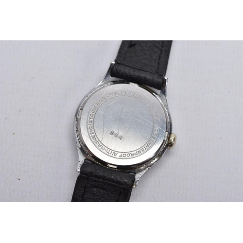 45 - A GENTS 'AVIONAL' WRISTWATCH, hand wound movement, round champagne dial signed 'Avional Antimagnetiq... 