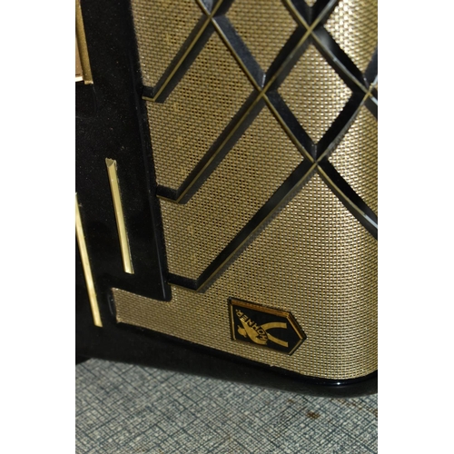495 - A CASED HOHNER VIRTUOLA III 'PIANO ACCORDION', in black finish with 120 bass and 5 treble couplers a... 