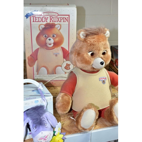 627 - A TEDDY RUXPIN ANIMATED TOY, circa 1985, complete with one cassette box and instructions, untested (... 